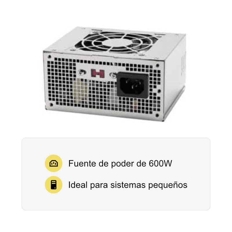 Fuente de Poder 600W Agiler Micro ATX 2
