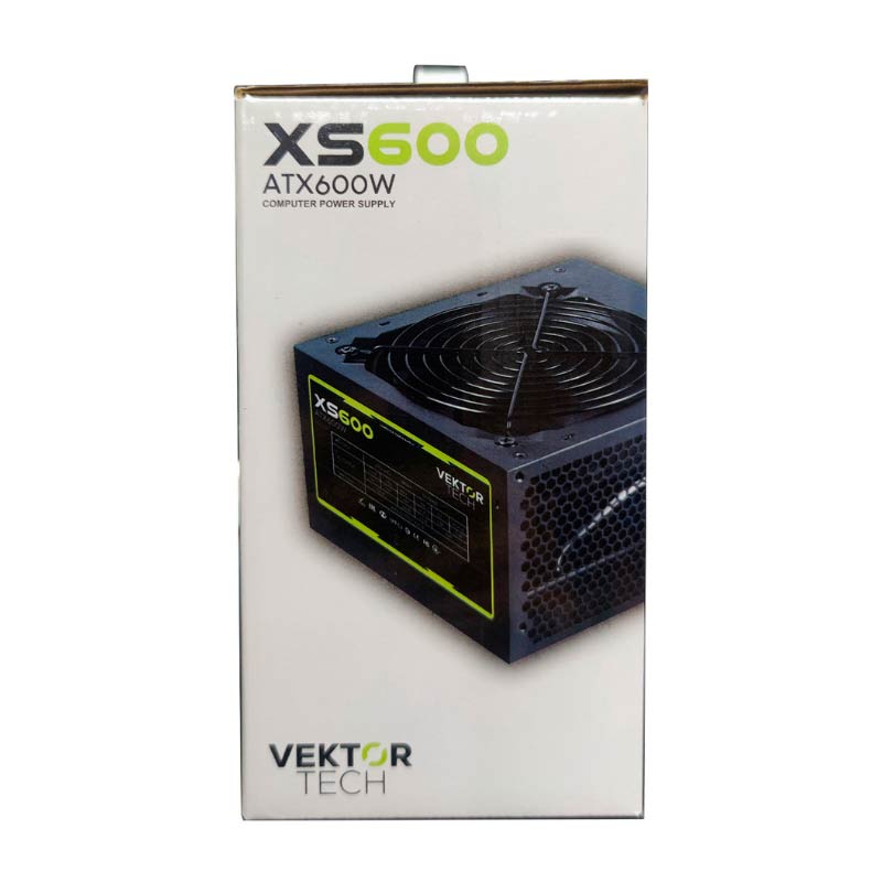 Fuente de Poder Gaming 600W VektorTech ATX XS600 2