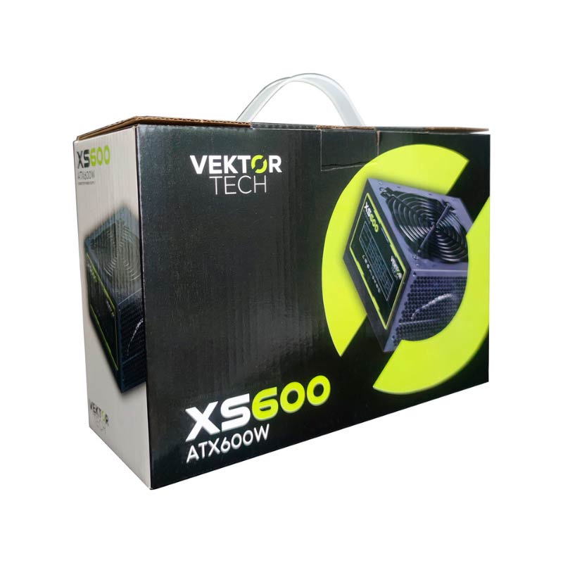Fuente de Poder Gaming 600W VektorTech ATX XS600 4