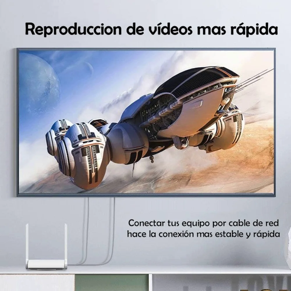 Cable de Red CAT5E 2 Metros 4