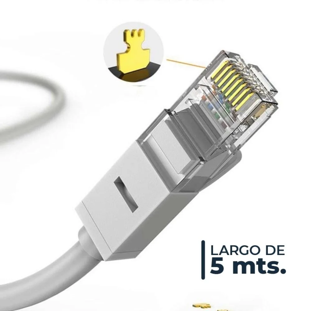 Cable de Red CAT5E 5 Metros