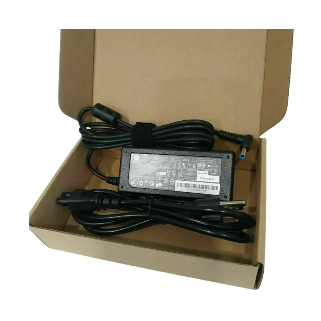 cargador HP 45W punta delgada original 2