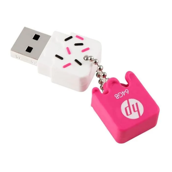 Memoria USB HP 64GB v178p Rosada 3