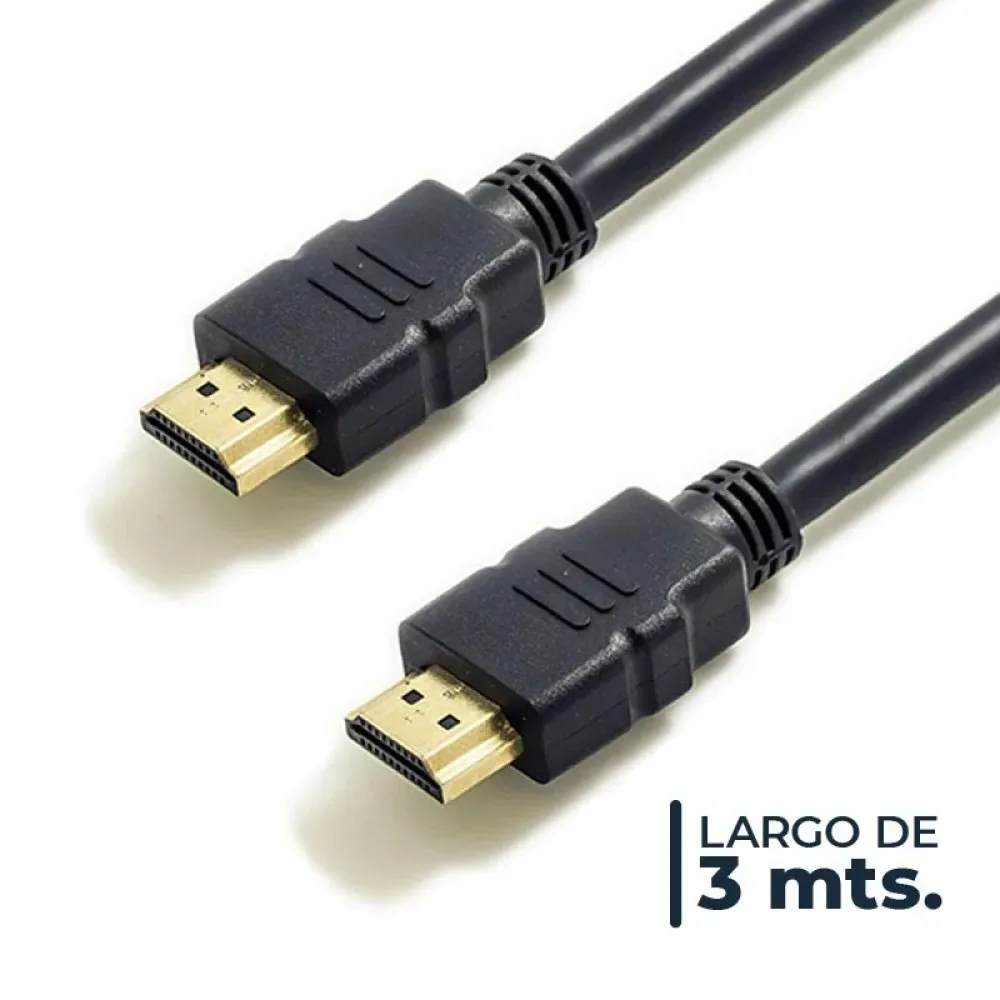 Cable HDMI Unno Tekno CB4110BK 3 Metros 3