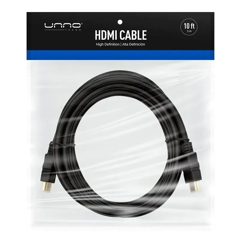 Cable HDMI Unno Tekno CB4110BK 3 Metros 4