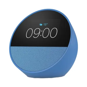 Bocina Inteligente Amazon Echo Spot Smart Azul Con Alexa