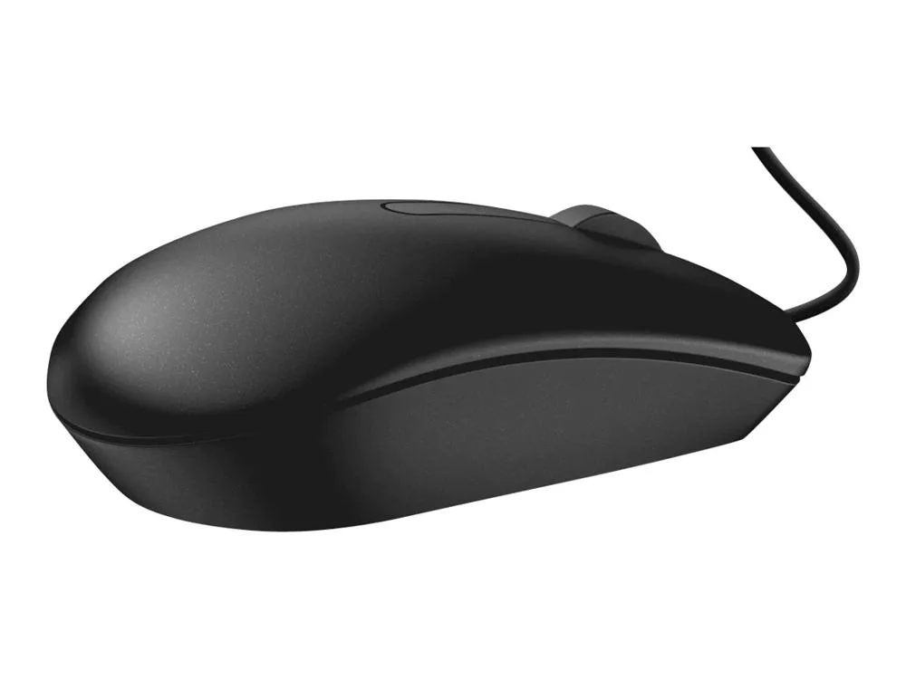 Dell, Mouse Óptico, MS116-BK, Wired, LED, USB 3