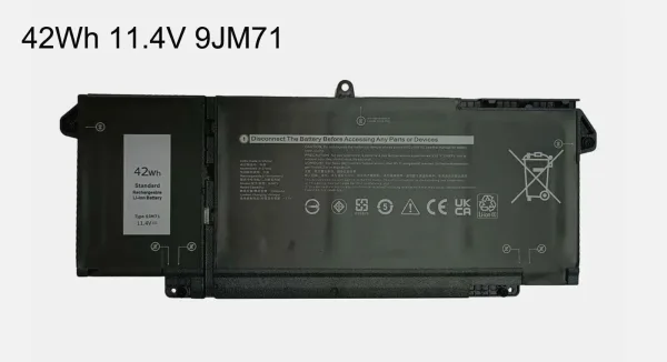 Nueva batería de 42 Wh 9JM71 para portátiles Dell Latitude series 5320, 7320, 7420 y 7520.