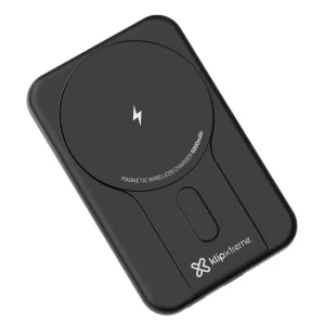 PowerBank Klip Xtreme PowerMag 5000mAh USB-C/Inalámbrico Negro