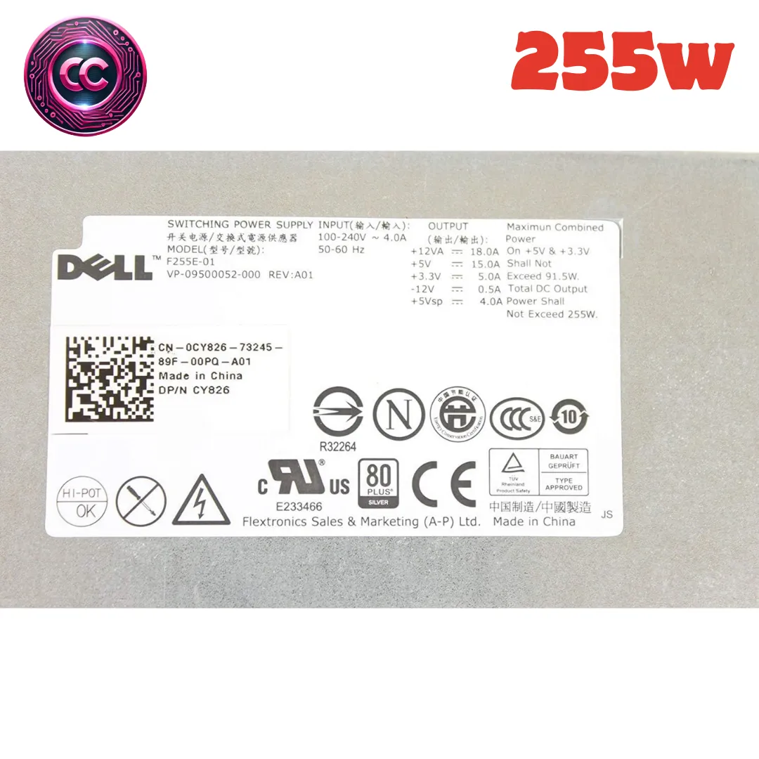 Fuente de alimentación de escritorio Dell  Optiplex 760 780 960