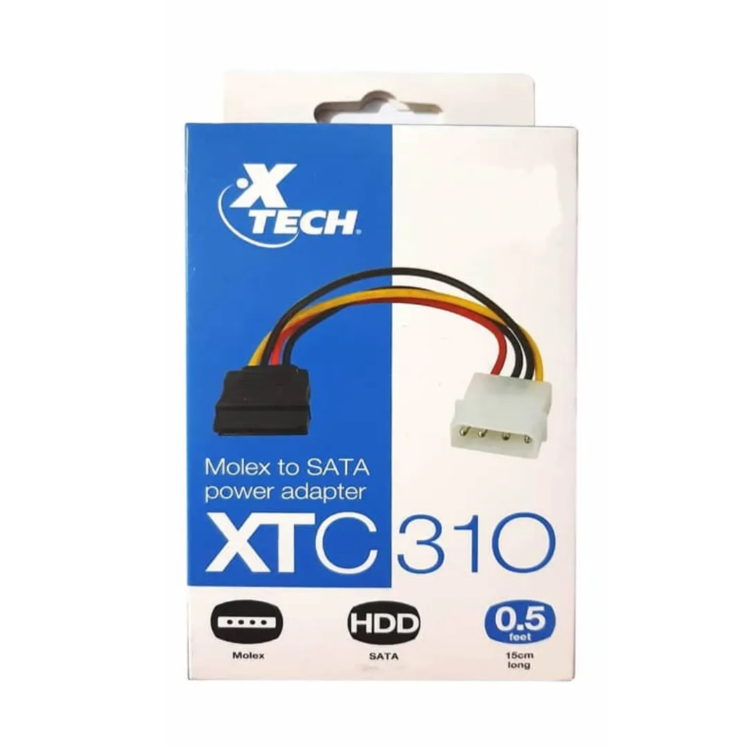 Adaptador de alimentación de Molex a SATA XTC-310