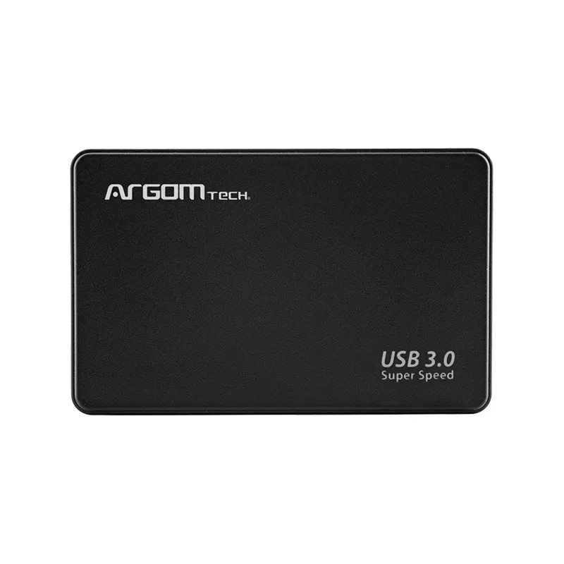Enclosure 2.5″ Argom SATA a USB 3.0 Toolfree Negro