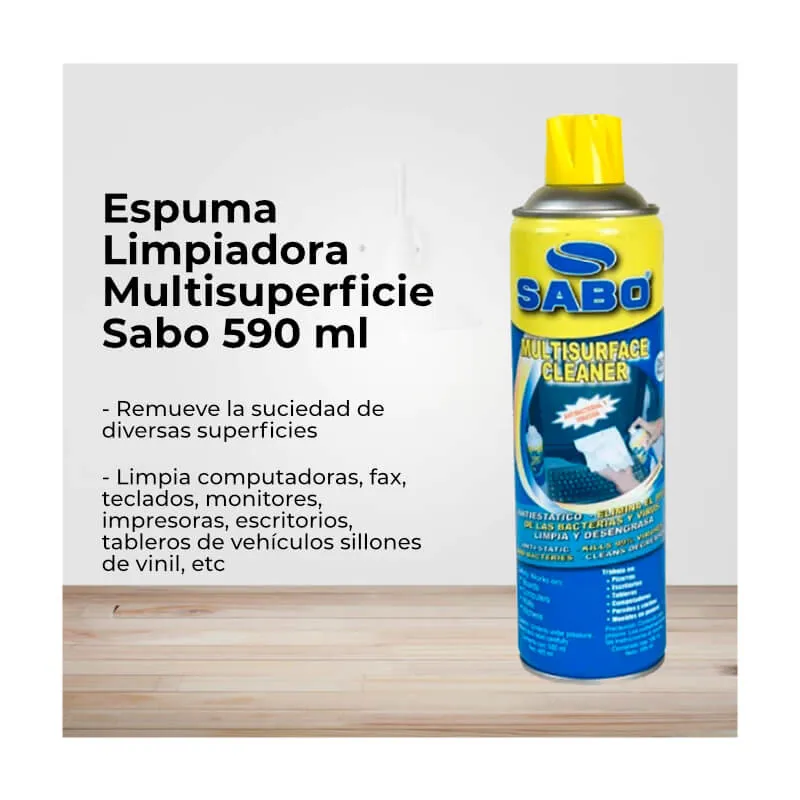 ESPUMA LIMPIADORA SABO 590ML