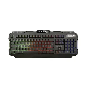 TECLADO USB GAMING CON 104 TECLAS CON ILUMINACION RGB UNNO KB6781BK