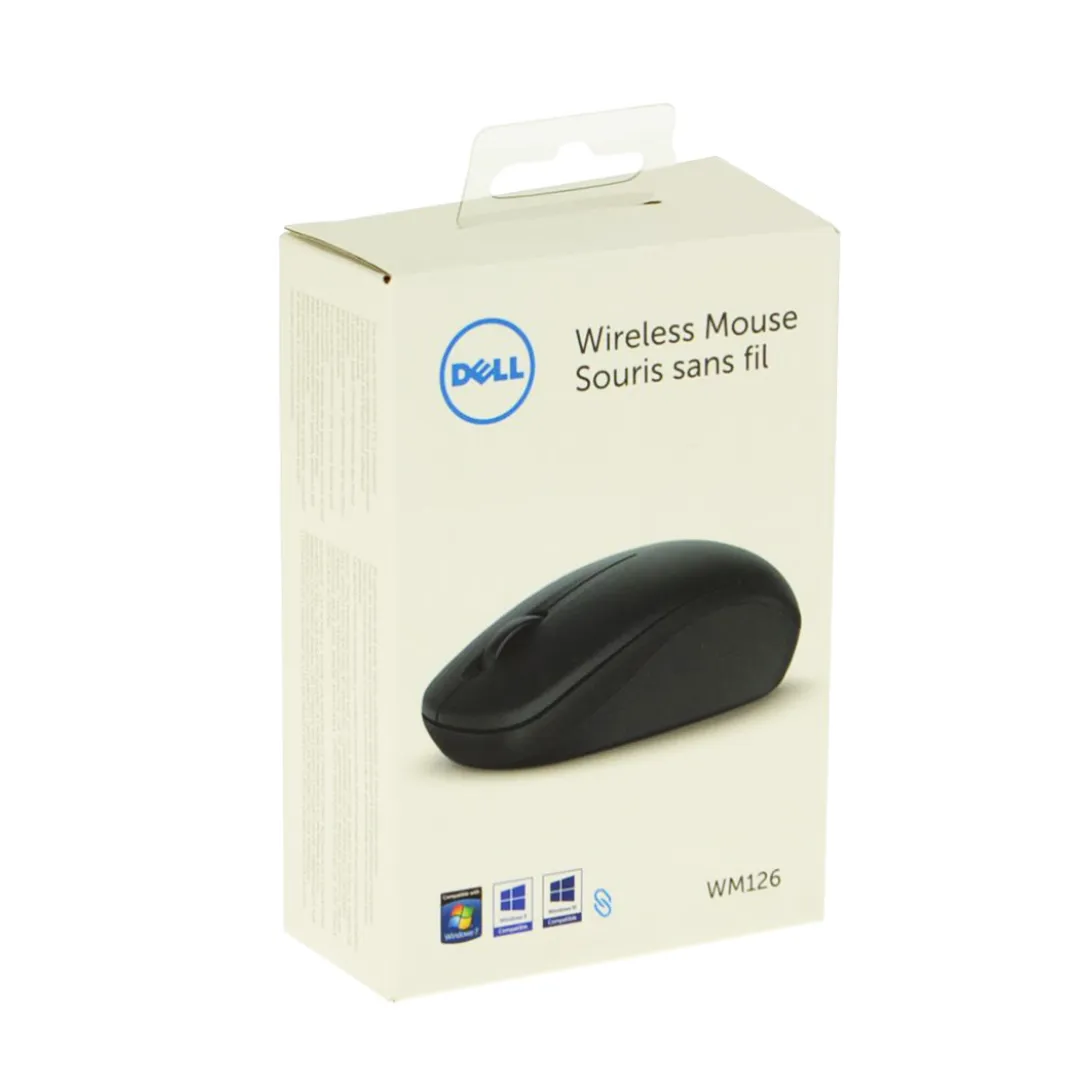 MOUSE DELL WIRELESS WM126 BLACK