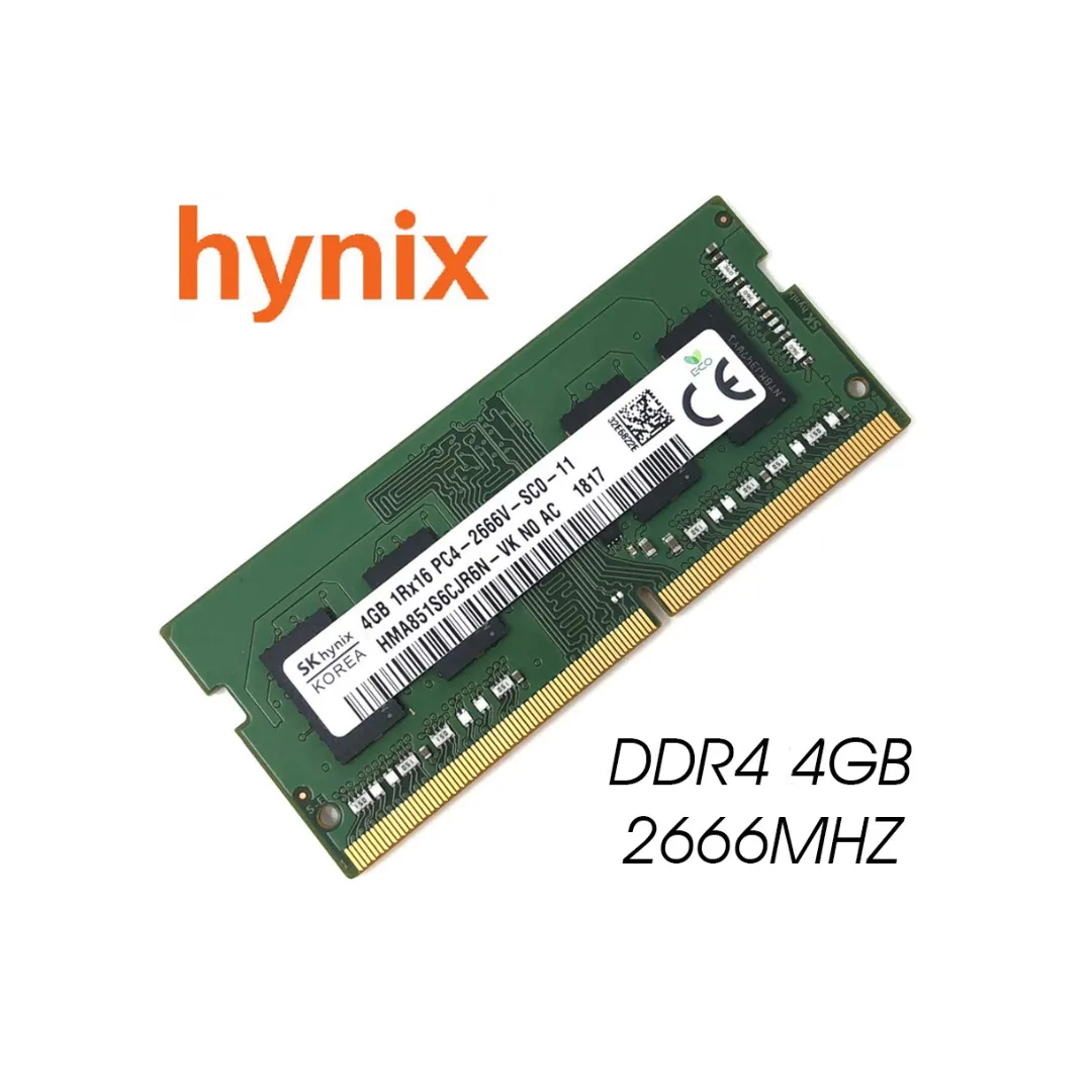 Memoria SODIMM SK Hynix 4GB DDR4 2666MHz (Tamaño: 4 Gb)