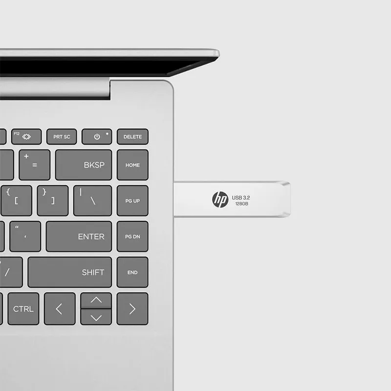 Memoria USB HP 128GB 819w 3.2 Flash Drives Plateado