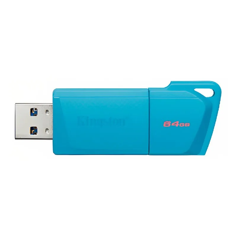 Memoria USB Kingston 64GB DataTraveler Exodia M 3.2 Neon Azul