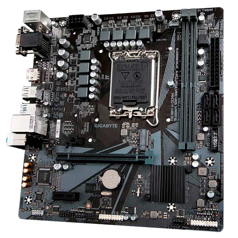 Motherboard Gigabyte H610M H Socket LGA 1700 14th, 13th y 12th Gen 2xDDR5 Micro ATX