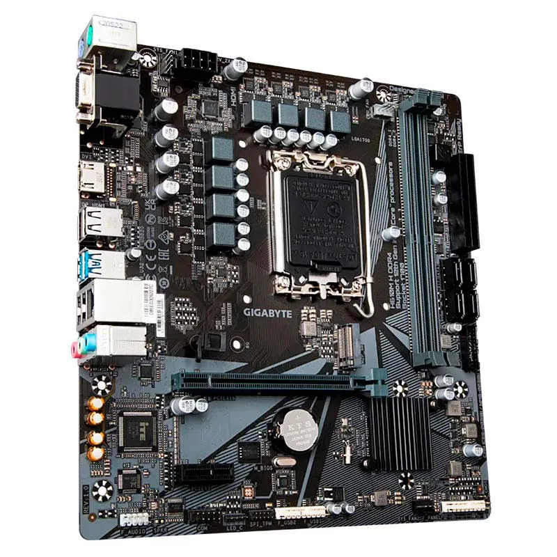 Motherboard Gigabyte H610M H Socket LGA 1700 14th, 13th y 12th Gen 2xDDR5 Micro ATX