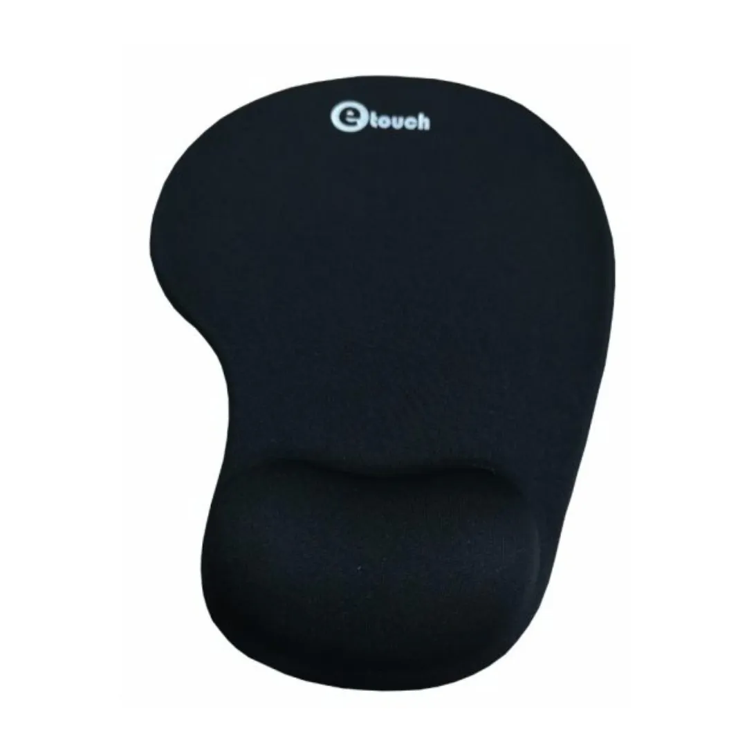 Mousepad con Gel Reposamuñecas Negro