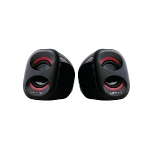Bocina UNNO TEKNO Brazza Parlante de escritorio 6W Rojo/Negro (SP9012RD)