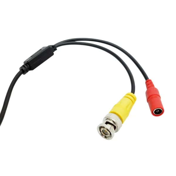 Cable de Video Armado con Conector BNC y Alimentación, 20 Metros