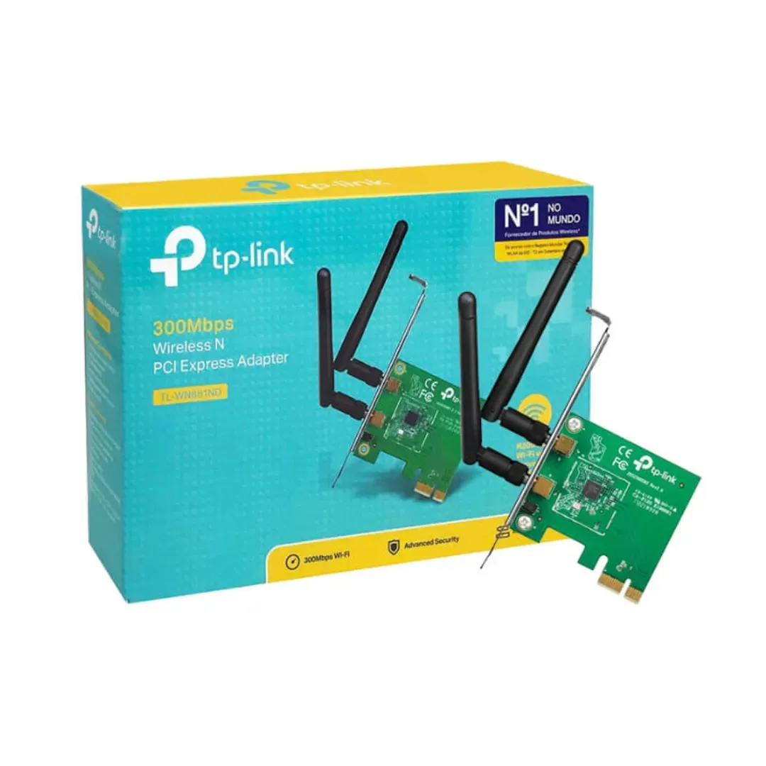 Tarjeta de Red Inalámbrica TP-Link PCIe TL-WN881ND 2 Antenas