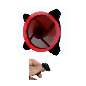 Ventiladores_D1 Rojo, 120mm,4pin,1100RPM