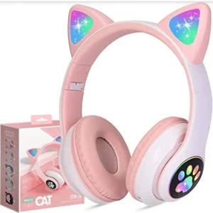 AUDIFONOS OREJA DE GATO RGB BLUETOOTH STN-28