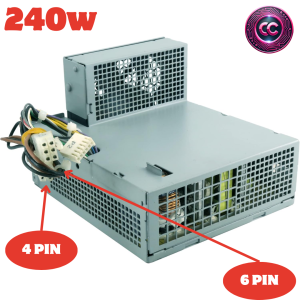 fuente de alimentación de 240W 503375-001 para HP Elite 8000 8100 8200 SFF Pro 6000 6005 6200