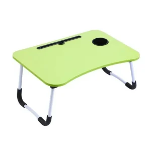 Mesa Plegable Portátil Notebook Multifuncional Cama Verde