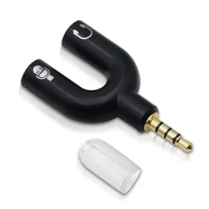 ADAPTADOR U DE AUDIO + MICROFONO A UN SOLO PLUG 3.5MM ETOUCH