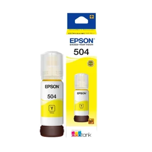 Botella de Tinta Epson T504 Amarillo 70ml