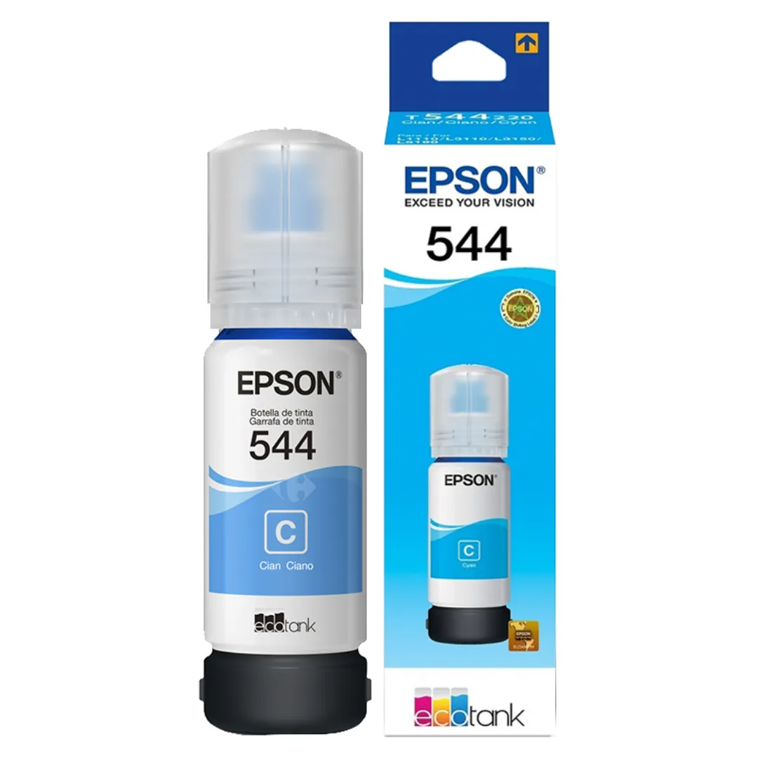 Botella de Tinta Epson T544 Cian 65ml