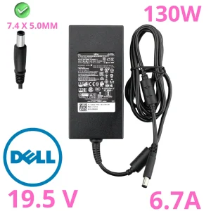 Cargador Dell Original 130W 19.5V 6.7A para Laptop XPS, Precision y más | Envíos en Guatemala