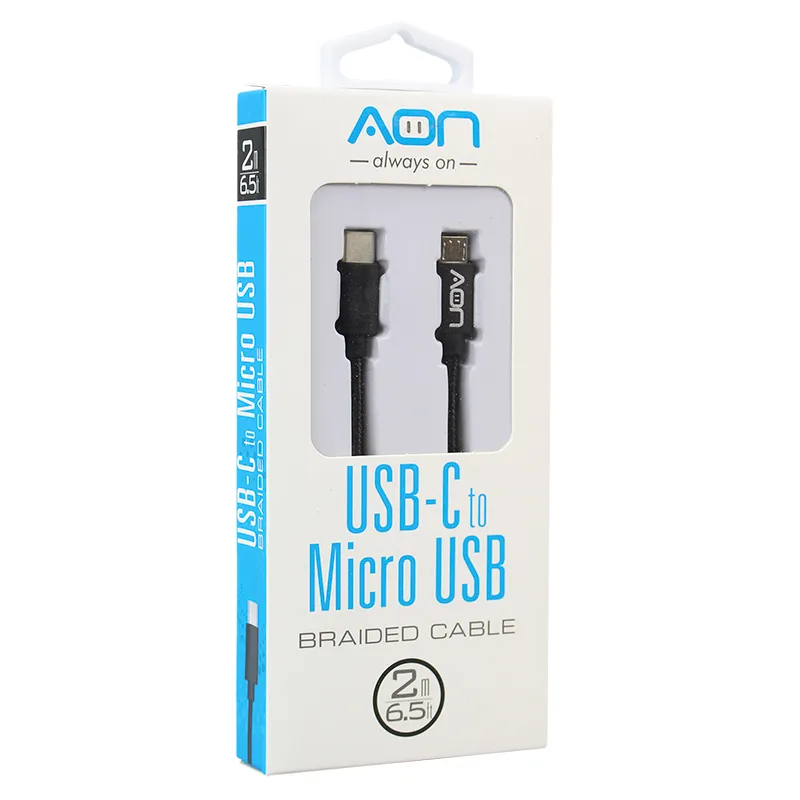 Cable USB para Impresora AON AO-CB-6101 1.8 Metros Azul