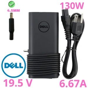 Cargador Dell Original XPS 15 | 130W 3 Pinos – Precision 5510 5520 5530 Guatemala