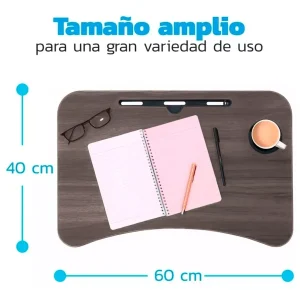 Mesa Plegable Portátil Para Laptop/cama Multiusos Escritorio negro