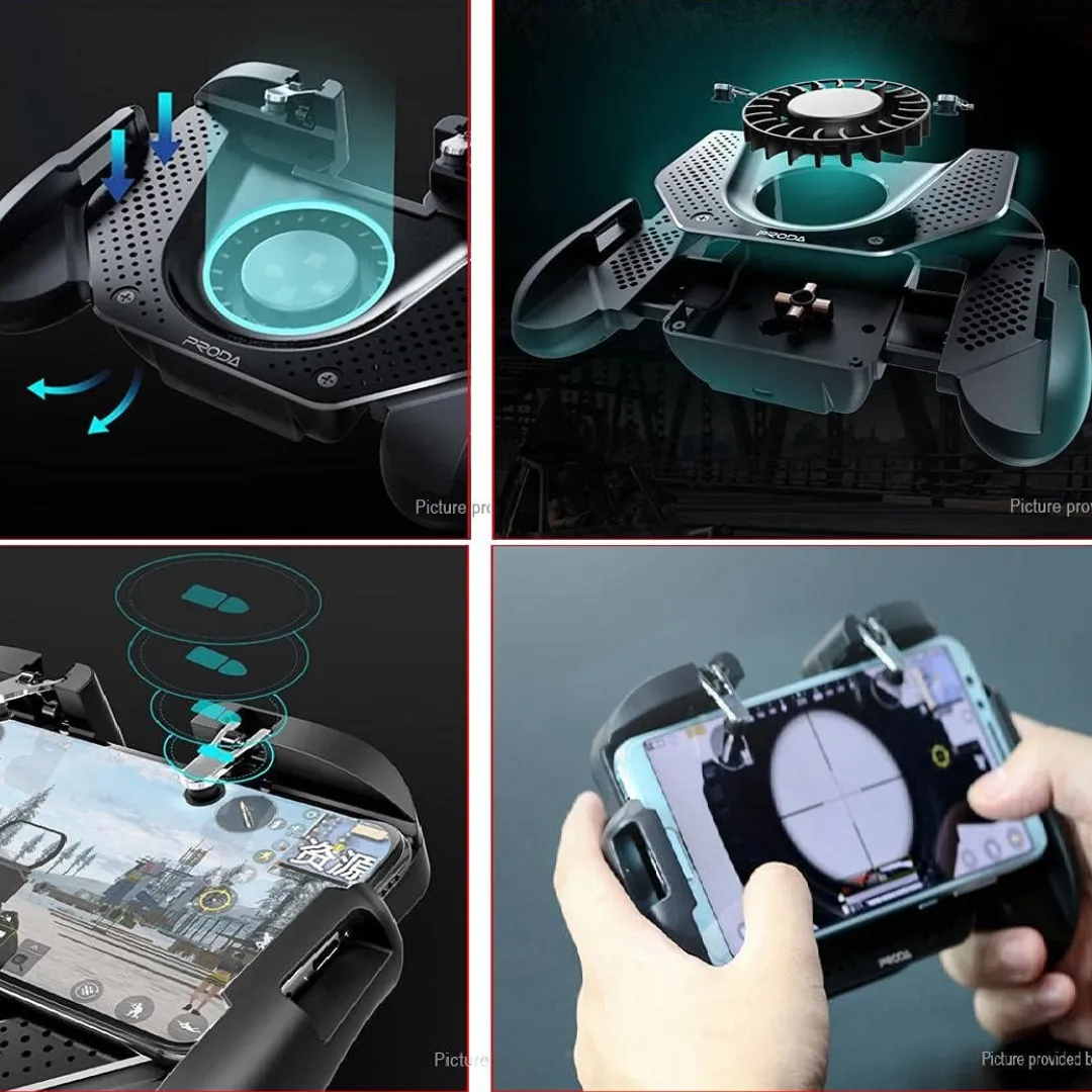 Proda PUBG Mobile Controller (PD-D03, Black)