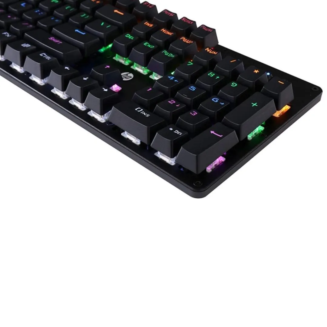 Teclado Mecánico Gaming para juegos HP GK100F SWITCHES BLUE, RETROILUMINADO