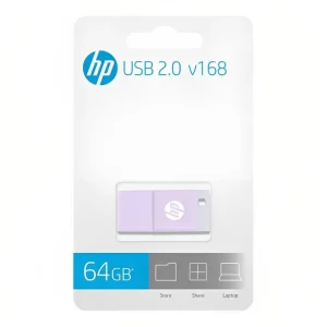 Memoria USB HP 64GB v168 2.0 Flash Drives Rosado
