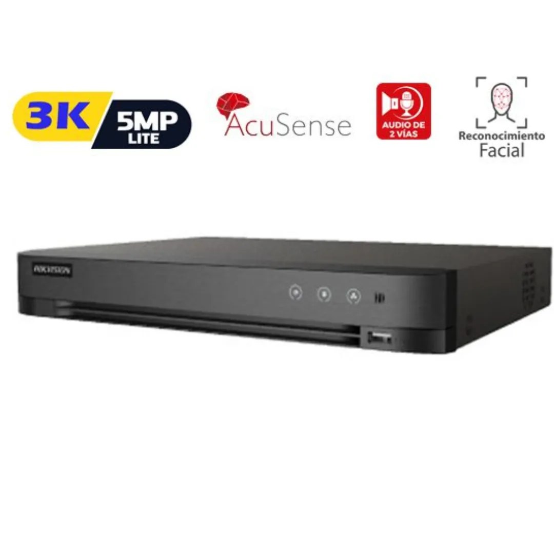 DVR Hikvision IDS-7204HQHI-M1 XT 4 Canales 5MP 3K 1080