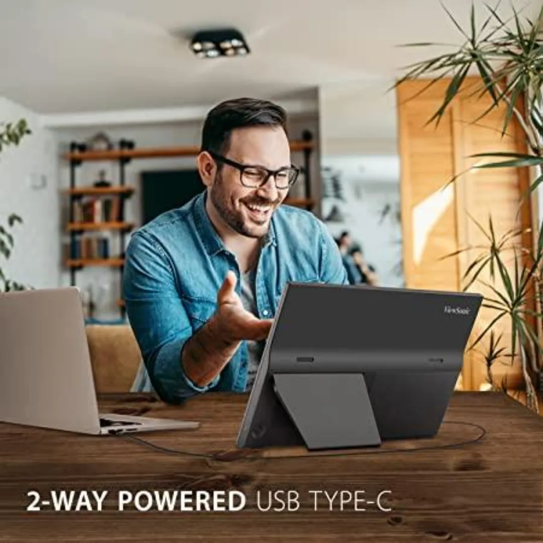 🖥️ ViewSonic VA1655 Monitor IPS portátil de 15.6 pulgadas 1080p USB C, mini HDMI