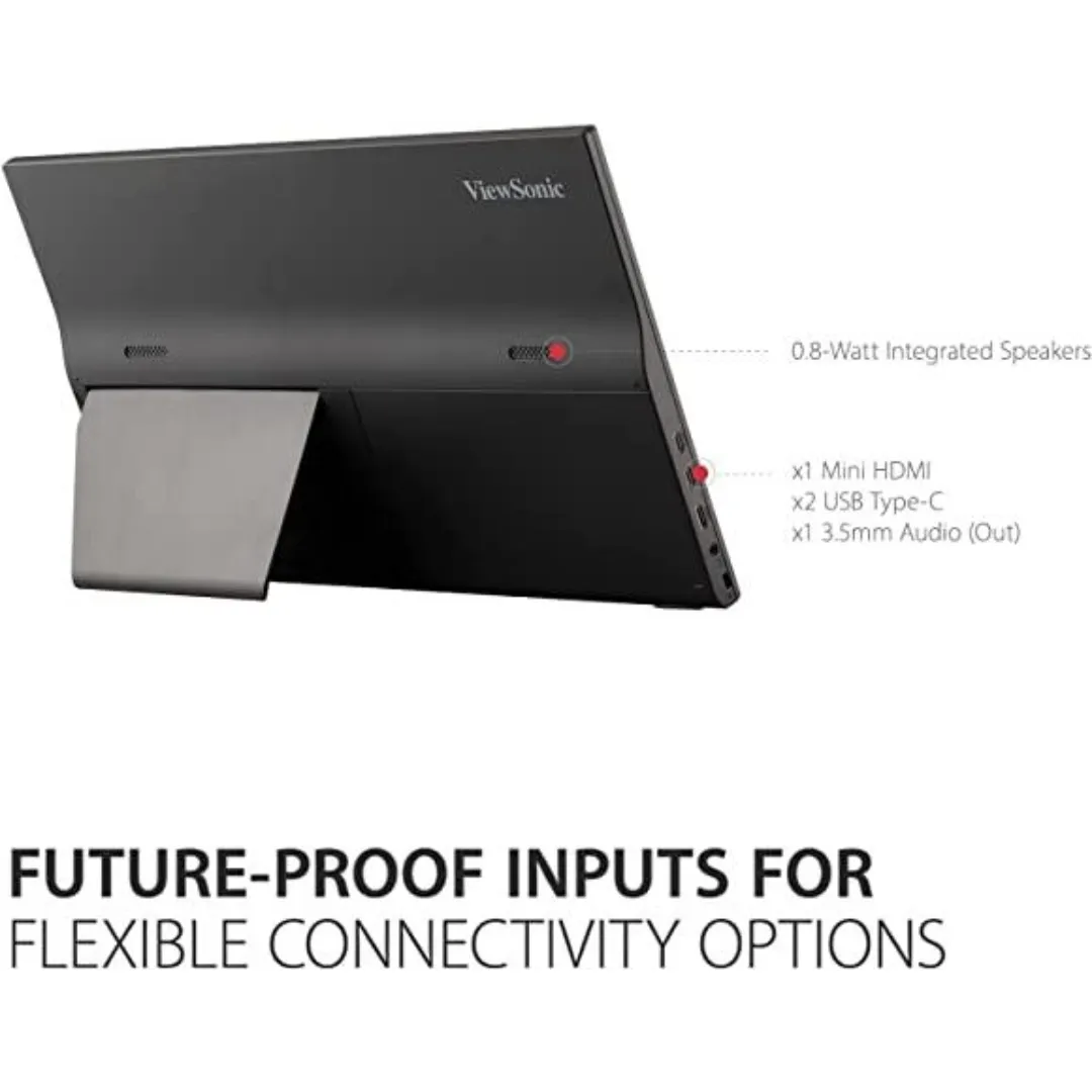 🖥️ ViewSonic VA1655 Monitor IPS portátil de 15.6 pulgadas 1080p USB C, mini HDMI