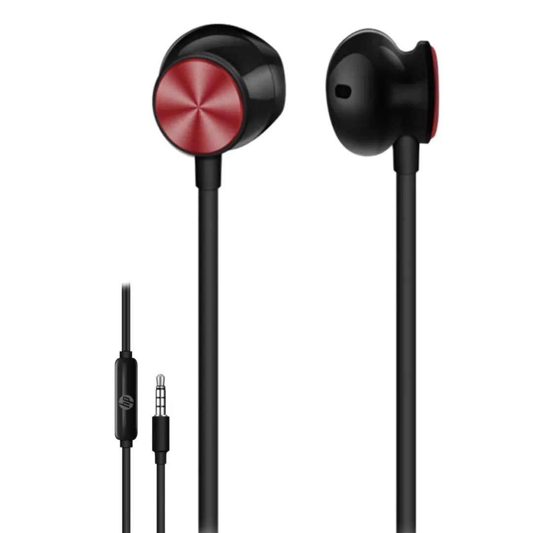 AUDIFONOS MANOS LIBRES HP DHH-1112-BK NEGRO CABLE 1.1M JACK 3.5