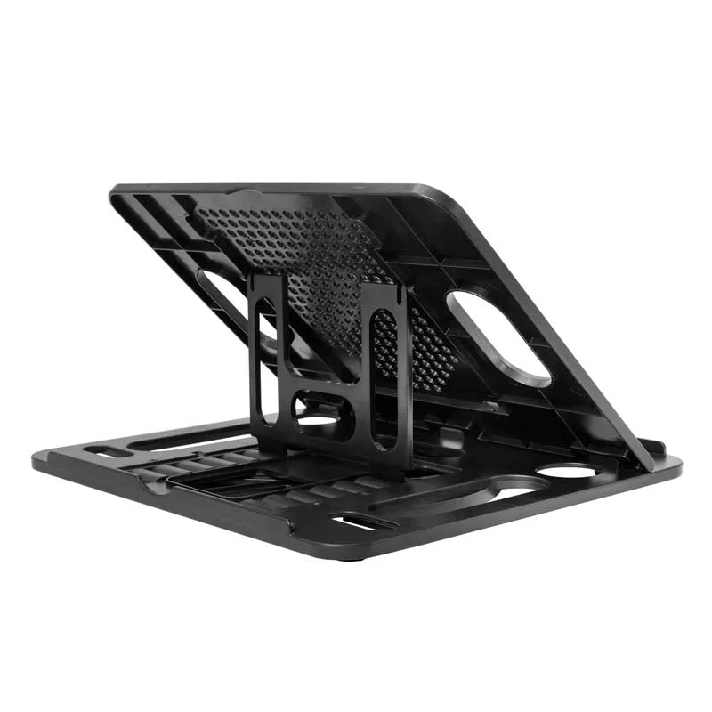 Base para Notebook Unno Tekno NC6115BK 17″ con 8 Niveles de Inclinación + Soporte para el Celular