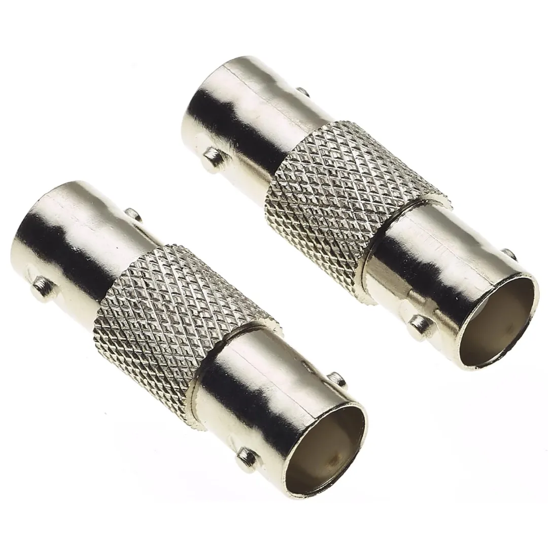 Conector BNC Doble Hembra para Cable Armado