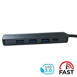 HUB 4 PUERTOS USB 3.0 HIGH SPEED ETOUCH