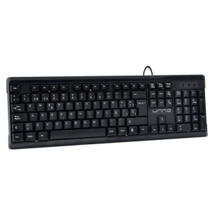 Teclado Alámbrico Unno Tekno Klass Español Negro